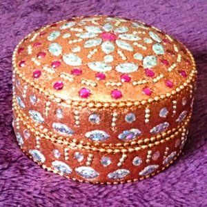 India Jeweled  jewelry box